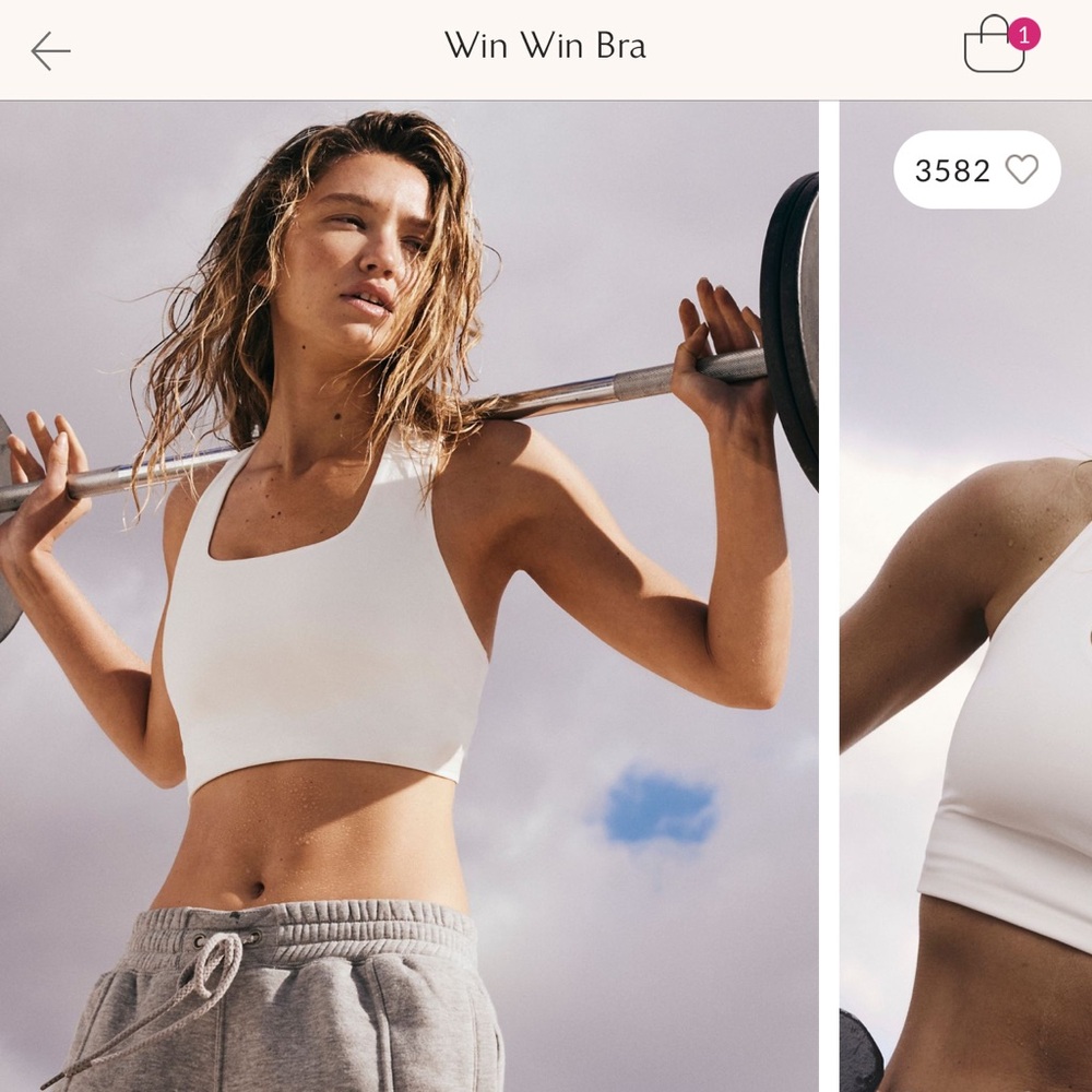 Free people sports bra - bought 6.28.24